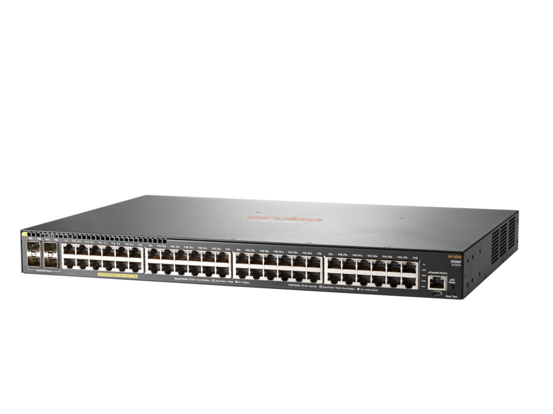 HPE Aruba 2930F 48G PoE+ 4SFP - Switch L3 Managed - JL262A
