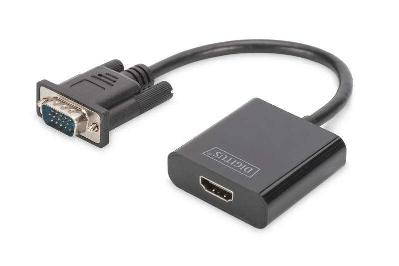 DIGITUS DA-70473 Convertisseur audio VGA vers HDMI 1080p