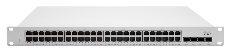 MS250-48FP-HW 48 x 10/100/1000BASE-T, No License