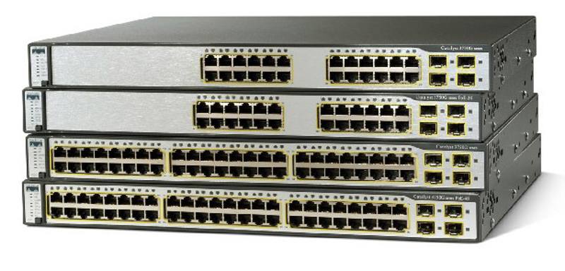 WS-C3750G-12S-S 12 SFP-based Gigabit Ethernet ports with EMI Image