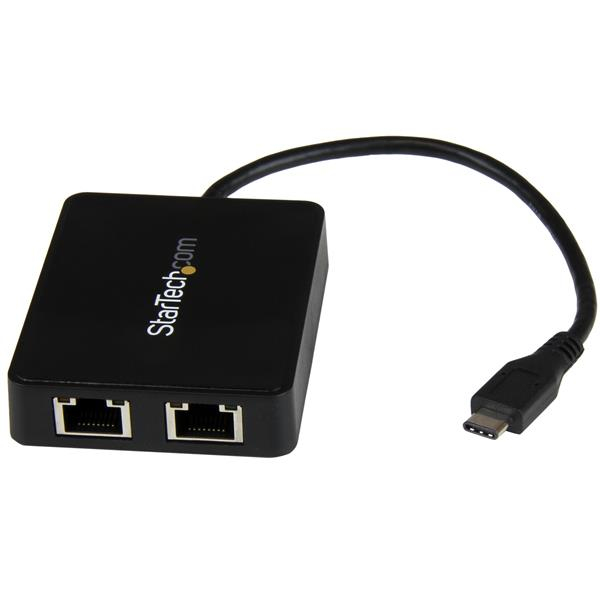 StarTech Dual Gigabit USB-C Adapter - US1GC301AU2R