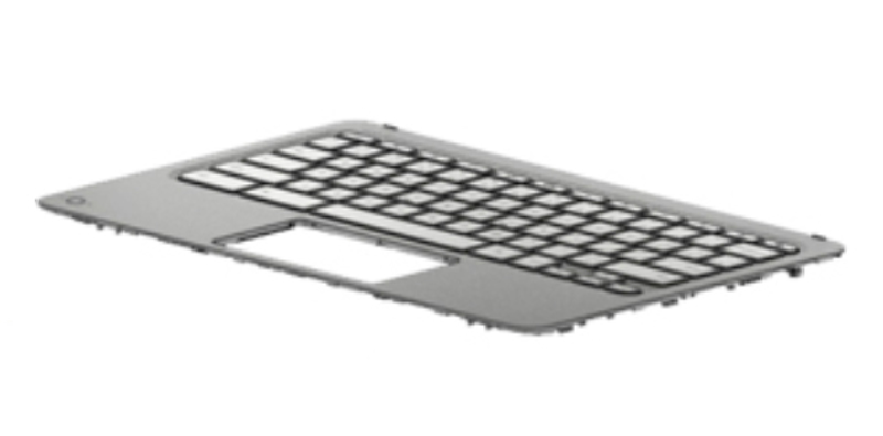 Capot supérieur gris HP avec clavier Nordic