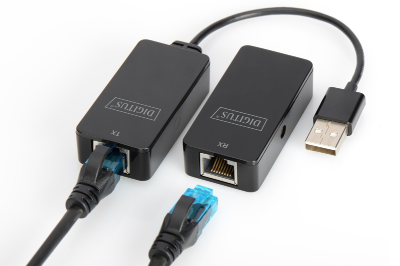 DIGITUS USB 2.0 Cat5/6 Extender 50m - DA-70141