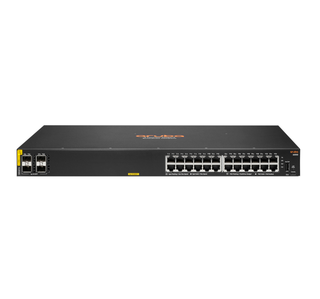 R8N87A HPE Aruba 6000 24G Class4 PoE 4SFP 370W Switch - R8N87A