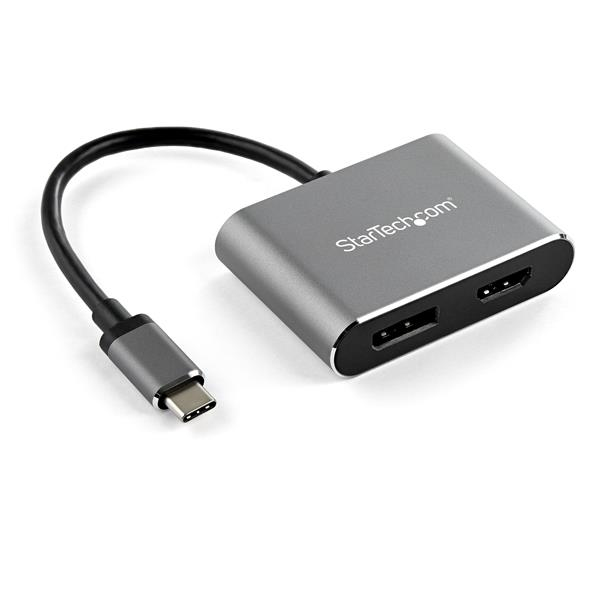 StarTech USB C Multiport Video Adapter 4K 60Hz HDMI DP - CDP2DPHD