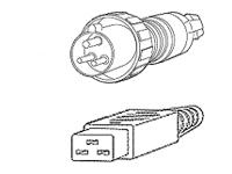 Câble d'alimentation Cisco - CEI 60320 C19 à CEI 60309 16A (M)