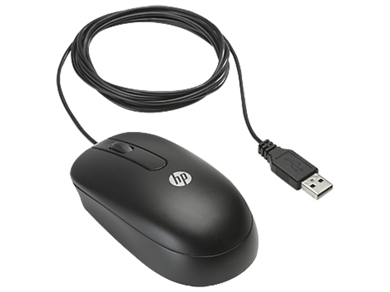 Souris HP Laser/Optique 3 boutons filaire USB Noir profond