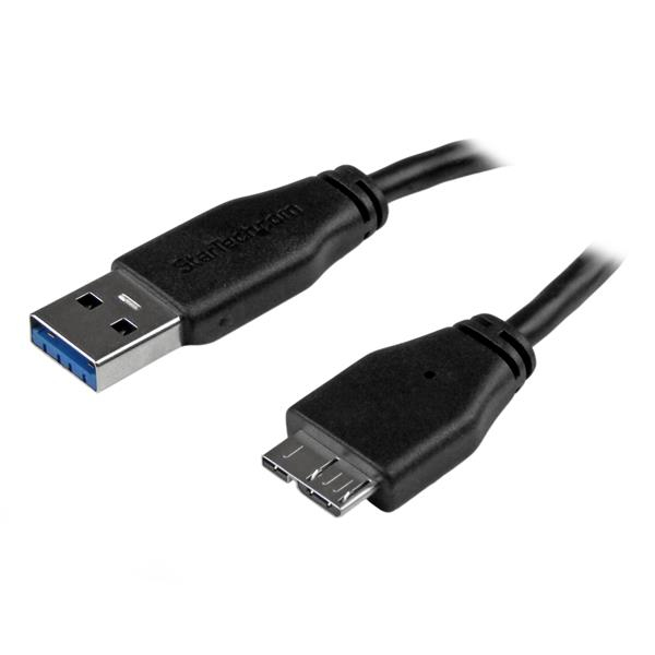 StarTech Slim Micro USB 3.0 Cable M/M 3m - USB3AUB3MS