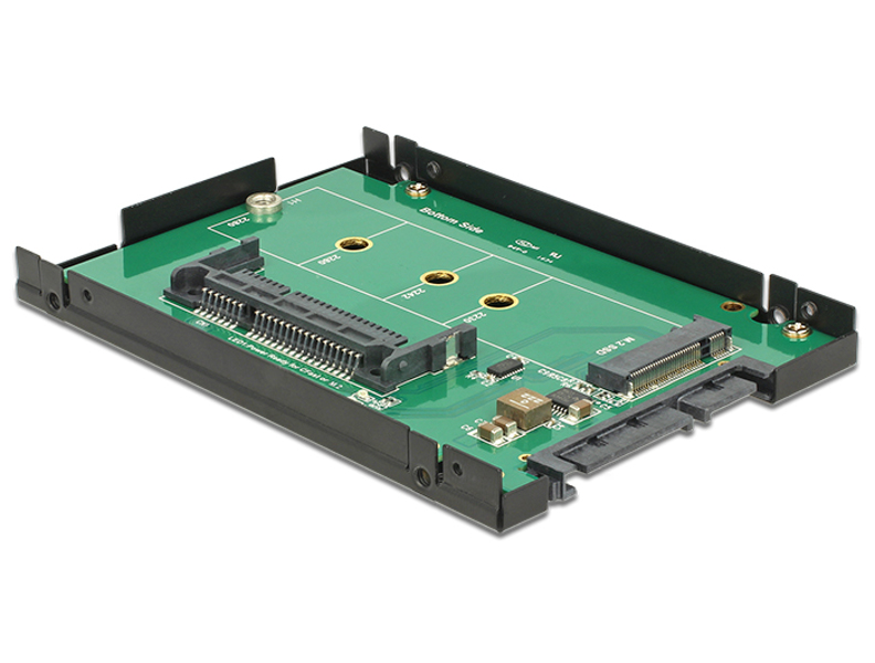 Delock 2.5 Converter SATA 22 pin > 1 x M.2 / 1 x CFast