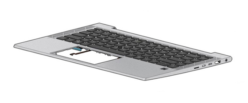 Clavier rétroéclairé allemand HP M07090-041 EliteBook 840 G7