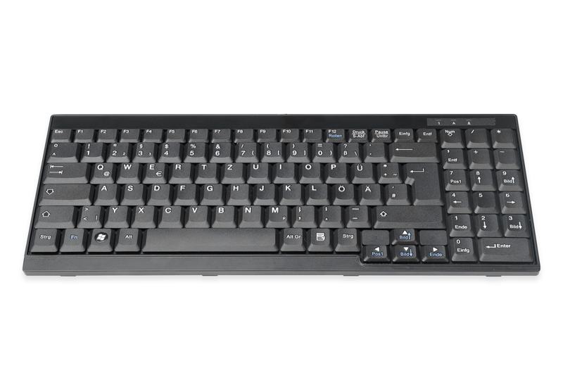 Clavier de console TFT allemand DIGITUS