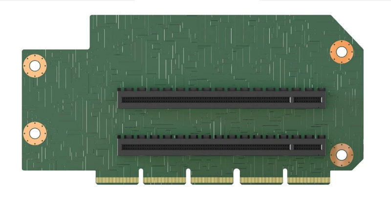 Carte d'extension PCIe Intel 2U CYP2URISER1DBL Sng