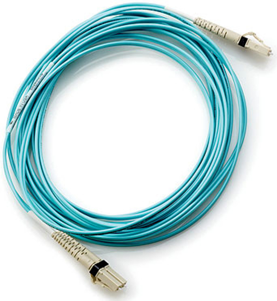 Câble à fibre optique HPE 30 m LC/LC OM3 bleu