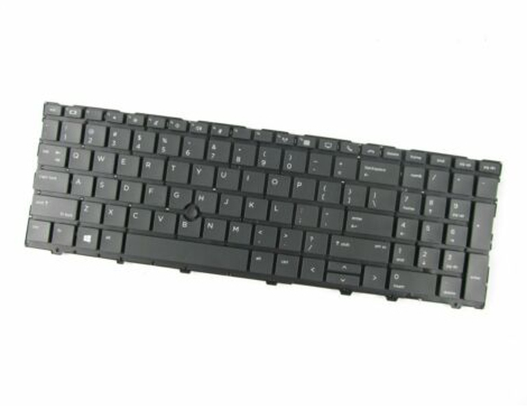 Clavier HP L38064-041 DE noir/gris rétroéclairé avec souris