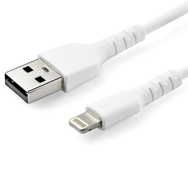 Câble USB vers Lightning StarTech 1 m, blanc, MFi