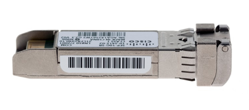 Cisco SFP-10G-SR= - Wired - 300 m - 850 nm - 13.4 mm - 56.5 mm - 8.5 mm - SFP-10G-SR=