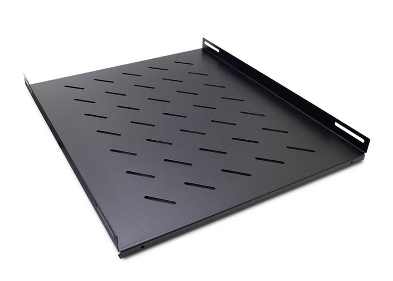 Inter-Tech 88887263 - Étagère pour rack - Noire - 1U