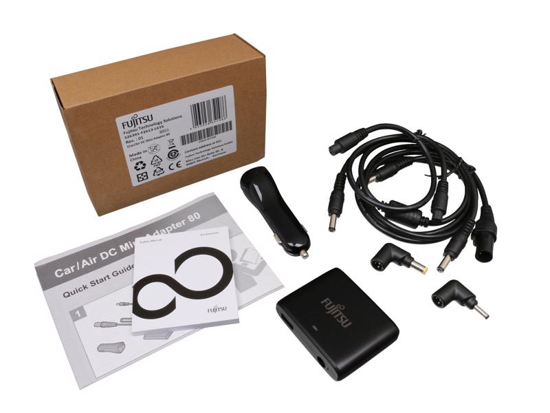 Fujitsu TC90 strömadapter for bil/flygplan 80 watt