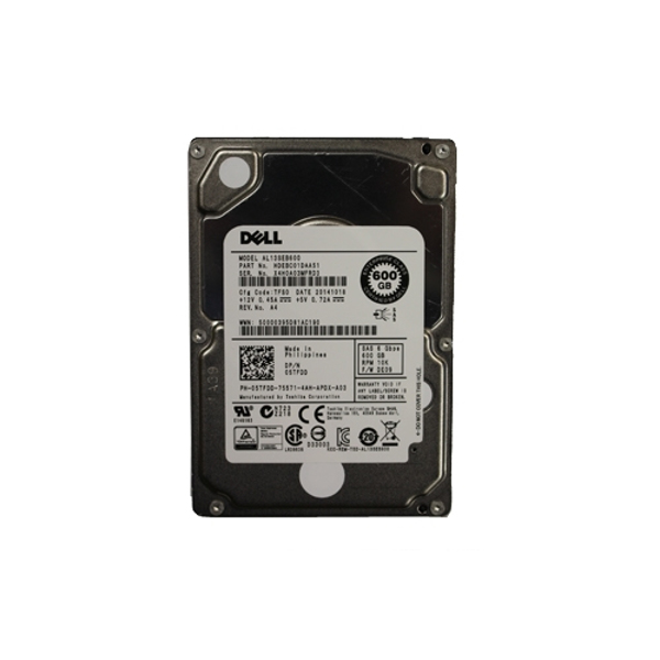 Disque dur Dell SAS 600 Go 10 000 tr/min - 2,5" - 600 Go - 10 000 tr/min