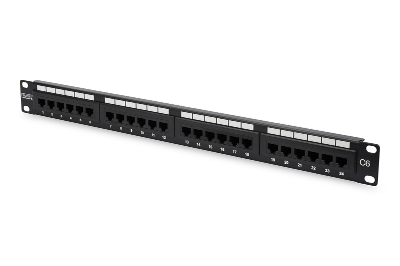 DIGITUS Patch Panel Cat6 24-Port - DN-91624U