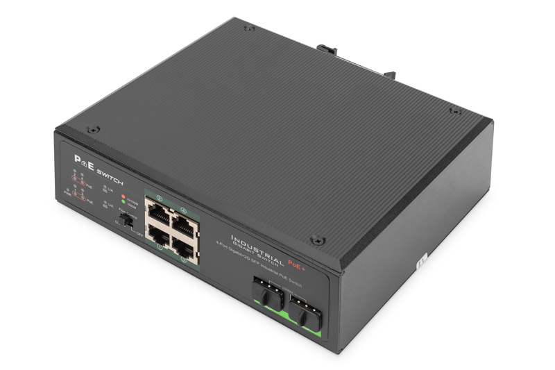 Commutateur SFP PoE 4 ports DIGITUS