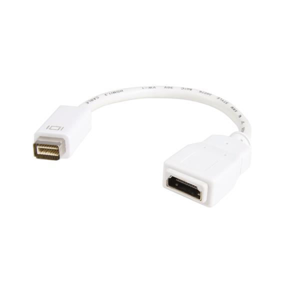 StarTech Mini DVI to HDMI adapter cable - Mini DVI (male) (32 pin) to HDMI (female) (19 pin) - for MacBooks and iMacs - video connection - HDMI / DVI - 20 cm - MDVIHDMIMF