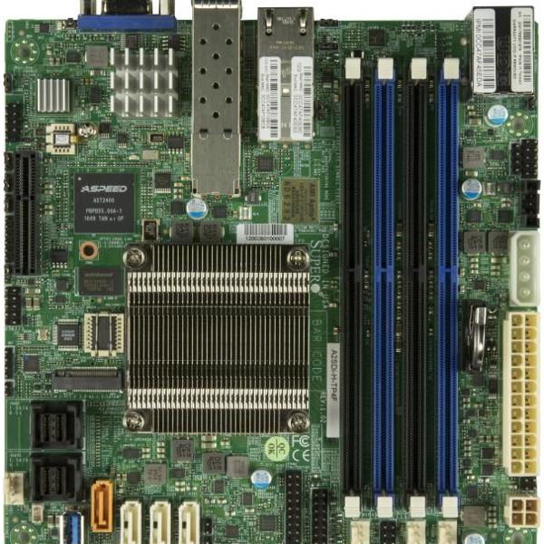 SuperMicro Moderkort A2SDi-H-TP4F bulk pack - Moderkort - 256 GB