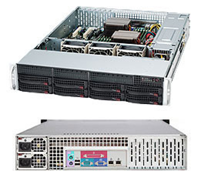 SuperMicro SC825 TQC-R1K03LPB - Rack - ATX étendu 2U