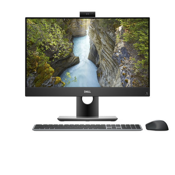 Dell OptiPlex 7490 All In One - All-in-One (Komplettlösung) - Core i5 10505 / 3.2 GHz - vPro - RAM 8 GB - SSD 256 GB - UHD Graphics 630 - GigE - WLAN: 802.11a/b/g/n/ac/ax, Bluetooth 5.1 - Win 10 Pro 64-Bit (mit Win 11 Pro Lizenz) - Monitor: LED 60.47