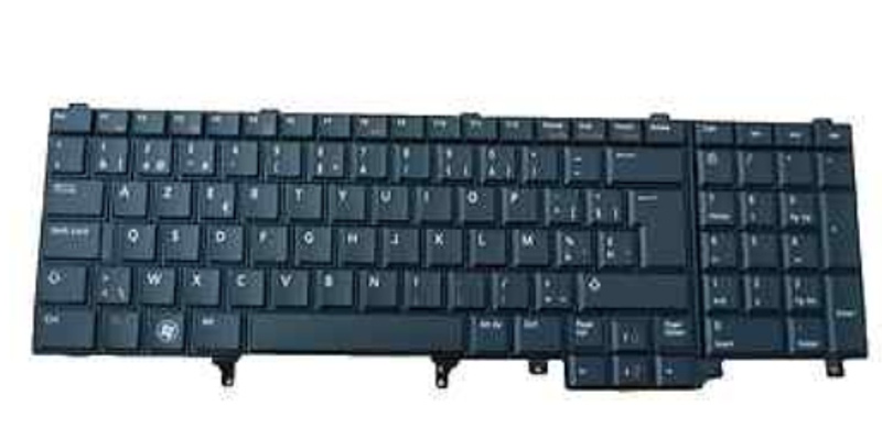 CDXTC, Keyboard, DELL, Latitude E5520, E5530, Belgisk, Sort