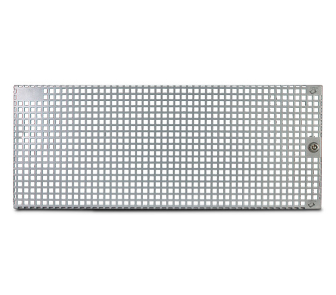 Grille avant verrouillable Inter-Tech IPC 4U argentée