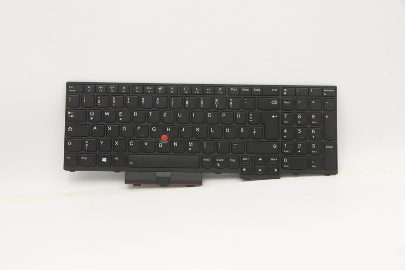 5N20W68264 Tastatur DE (deutsch) Svart/Svart mit Backlight und Mouse-Stick