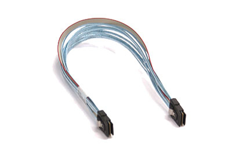 Supermicro IPASS -> IPASS Câble SAS - 39cm - 0,39 m - SAS - SAS - Bleu