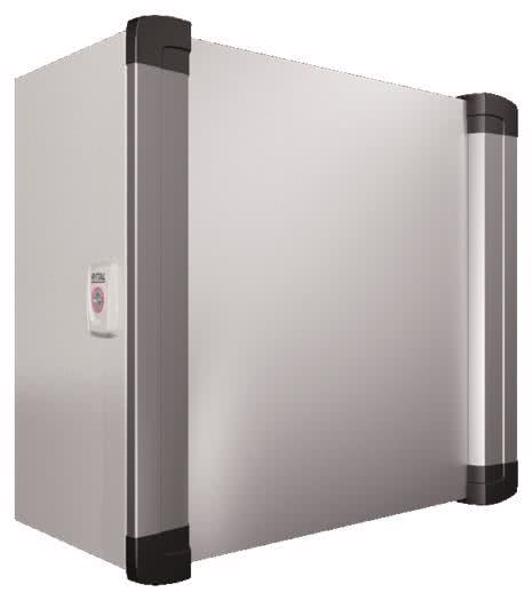 Rittal Control-hus AX med gripeskinner 380x380x210mm - 6315350