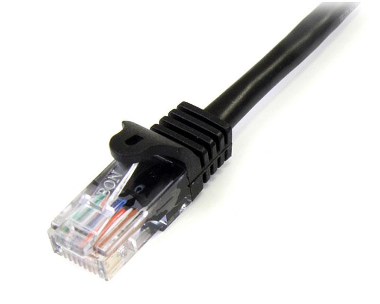 StarTech Cat5e Cable 5m Black - 45PAT5MBK