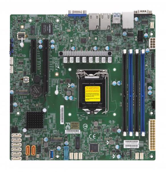 Supermicro Motherboard X11SCH-F Socket 1151 Bulk - Carte mère - Intel Socket 1151 (Core i)