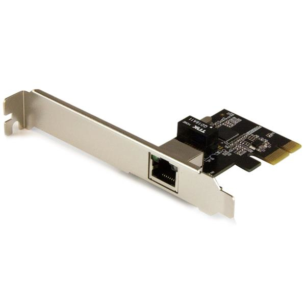 StarTech 1-Port Gigabit Ethernet Network Card - PCI Express, Intel I210 NIC - Network adapter - PCI Express x4 Low Profile - GigE - 10Base-T, 100Base-TX, 1000Base-T - Black (ST1000SPEXI) - ST1000SPEXI