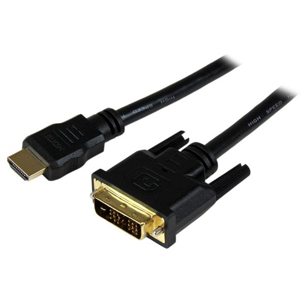 StarTech 1.5m HDMI to DVI-D Cable Male to Male - HDDVIMM150CM