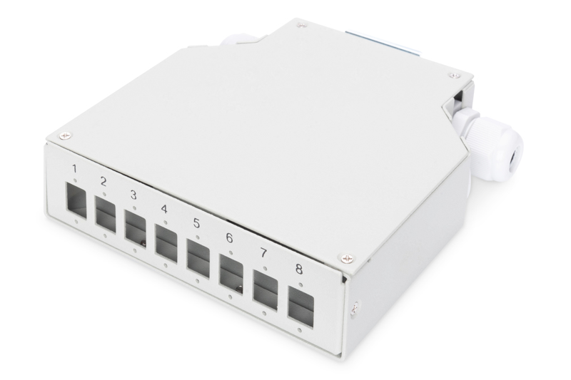 DIGITUS 8x LC/DX DIN Rail Box - DN-96891