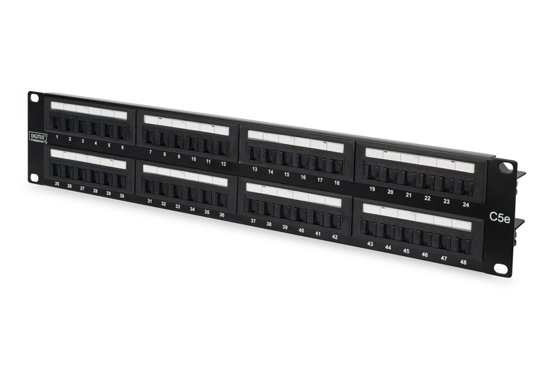 DIGITUS CAT5E Patchpanel oskärmad - DN-91548U
