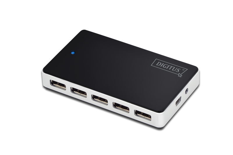 DIGITUS DA-70229 USB Hub 10-portar - DA-70229