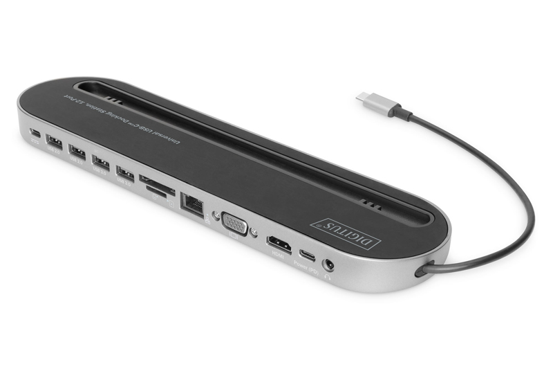 Station d'accueil USB-C DIGITUS DA-70888 à 12 ports