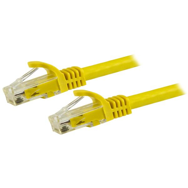 Câble patch anti-accroc StarTech CAT6 jaune de 1,5 m
