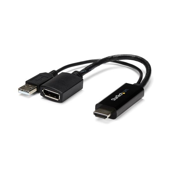 Convertisseur vidéo StarTech HD2DP HDMI vers DisplayPort 4K