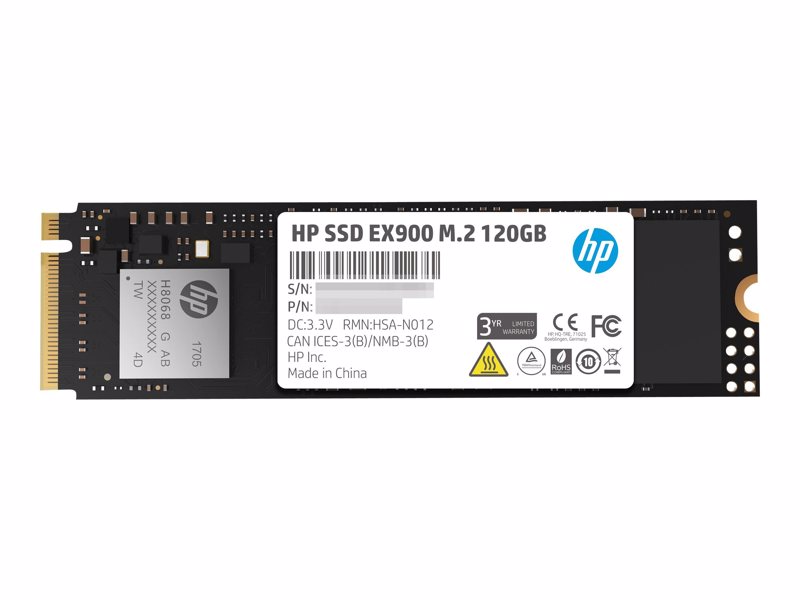 HP EX900 - SSD - 120 GB - intern - M.2 2280 - 2YY42AA#ABB