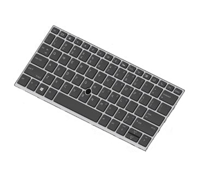 Clavier rétroéclairé de remplacement pour ordinateur portable HP DualPoint (Espagne) (L13697-071)