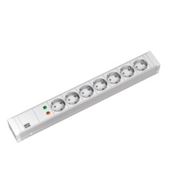 Bachmann 333.004 - 7 Prises AC - Blanc - 2 m