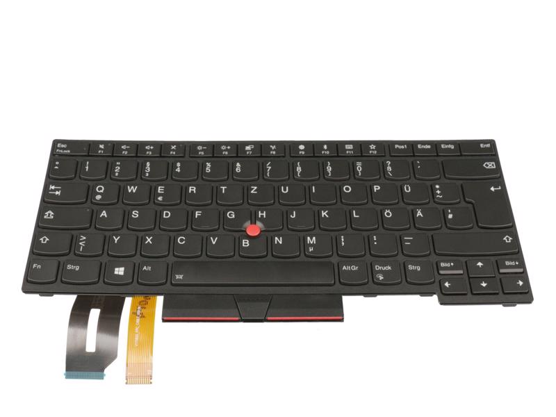 CM85 Tastatur DE (deutsch) Svart/Svart mit Backlight und Mouse-Stick