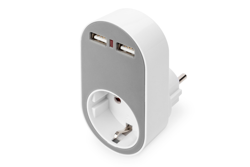 Chargeur universel DIGITUS avec deux prises USB-A