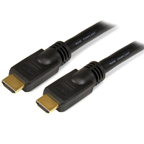 StarTech High Speed ​​High Speed ​​HDMI Cable - HDMI Ultra HD 4k x 2k Connection Cable - M/M - Video / Audio Cable - HDMI - 24 AWG - HDMI, 19-pin (M) - HDMI, 19-pin (M) - 10.0m - Black (HDMM10M) - HDMM10M